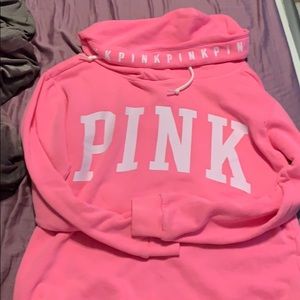 Pink hoodie